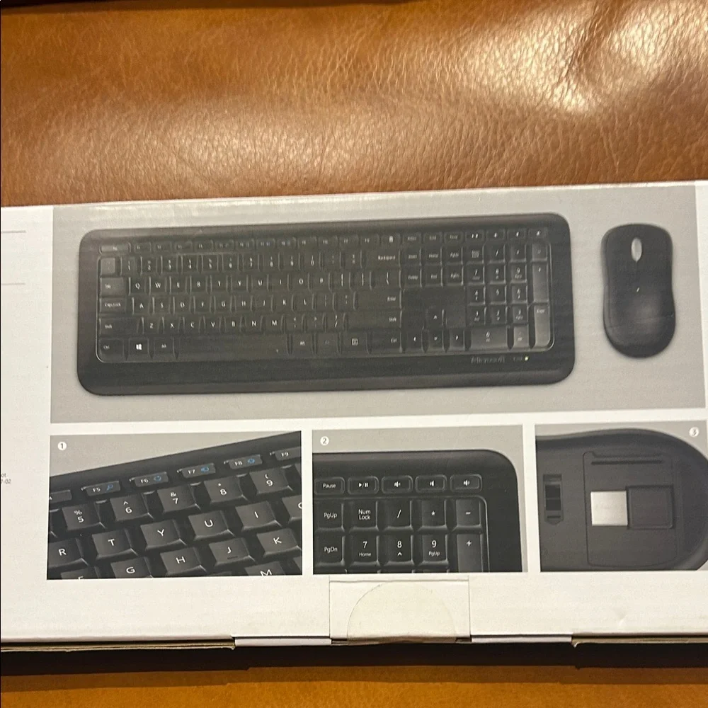 Microsoft Black Wireless Keyboard and Mouse Combo